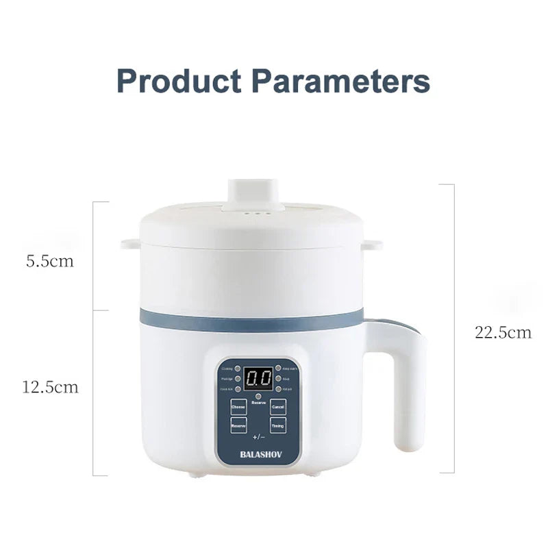 1.7L Electric Rice Cooker – Single/Double Layer Smart Mechanical Multi Cooker (220V)