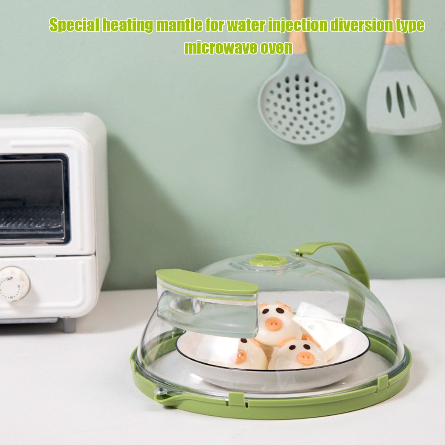 Microwave Splashproof High-Temperature Food Heating Cover | Reusable Kitchen Lid
