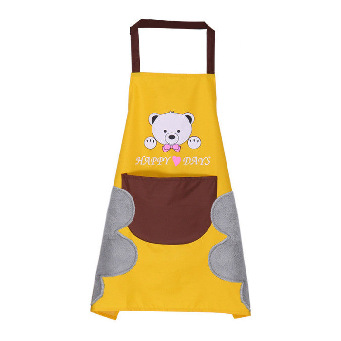 Comfortable waterproof apron for cooking baking and kitchen work