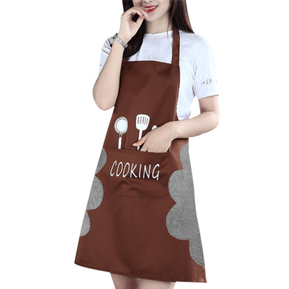 Lightweight waterproof apron designed for home cooking and baking