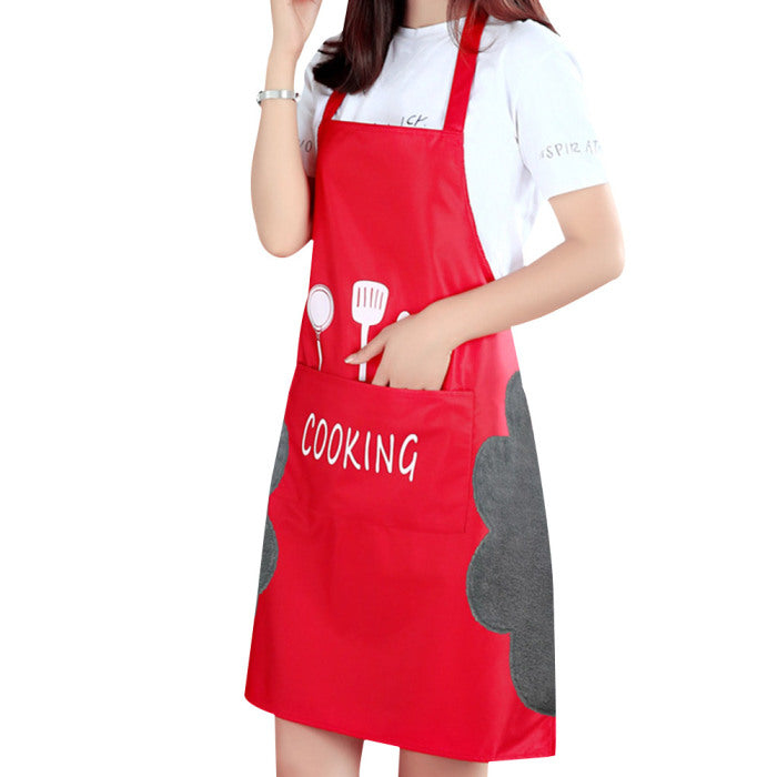 Minimalist Korean kitchen apron perfect for everyday home cooking